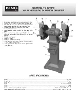 Предварительный просмотр 6 страницы King Industrial KC-1295 Instruction Manual