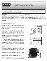 Предварительный просмотр 4 страницы King Industrial KC-1300BM Instruction Manual