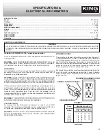 Preview for 4 page of King Industrial KC-1410A Instruction Manual