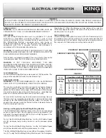 Preview for 4 page of King Industrial KC-15VS Instruction Manual