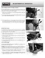 Preview for 7 page of King Industrial KC-15VS Instruction Manual