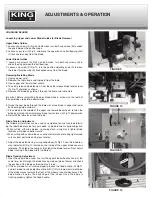 Предварительный просмотр 8 страницы King Industrial KC-1700WM-VS Instruction Manual