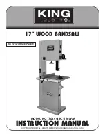 King Industrial KC-1702C Instruction Manual предпросмотр