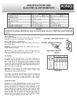 Preview for 5 page of King Industrial KC-228S-V-2 Instruction Manual