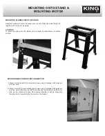 Preview for 6 page of King Industrial KC-235PM Instruction Manual