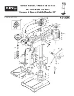 King Industrial KC-30FC Service Manual preview