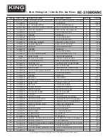 Preview for 3 page of King Industrial KC-3108KWRC Service Manual