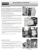 Предварительный просмотр 10 страницы King Industrial KC-315CS Instruction Manual