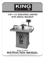 Preview for 1 page of King Industrial KC-366SH Instruction Manual