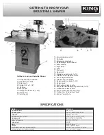 Preview for 5 page of King Industrial KC-366SH Instruction Manual