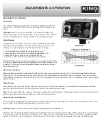 Preview for 11 page of King Industrial KC-366SH Instruction Manual