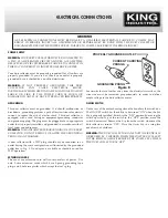 Preview for 8 page of King Industrial KC-4043C Instruction Manual