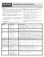 Preview for 9 page of King Industrial KC-4043C Instruction Manual