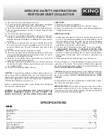 Preview for 4 page of King Industrial KC-4045C Instruction Manual