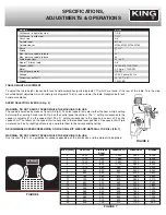 Предварительный просмотр 6 страницы King Industrial KC-50 Instruction Manual