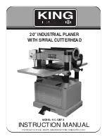 King Industrial KC-525FX Instruction Manual preview