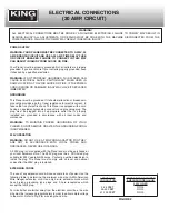 Preview for 5 page of King Industrial KC-526FX Instruction Manual