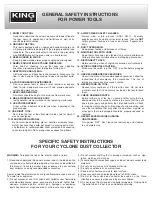 Preview for 3 page of King Industrial KC-6300C Instruction Manual