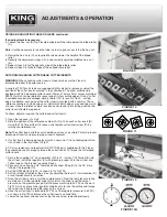 Предварительный просмотр 8 страницы King Industrial KC-630FX-2 Instruction Manual