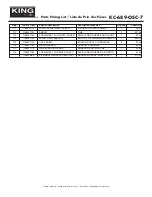 Preview for 7 page of King Industrial KC-689-OSC-7 Service Manual