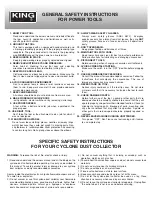 Preview for 3 page of King Industrial KC-8150C Instruction Manual