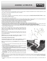 Предварительный просмотр 8 страницы King Industrial KC-895LS Instruction Manual