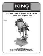 King Industrial MA-1020 Instruction Manual preview