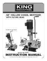 King Industrial MA-1050ST Instruction Manual preview