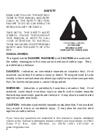 Preview for 6 page of King Kutter II 999995 Operator'S Manual