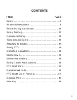 Preview for 5 page of King Kutter Rotary Mower Operation And Parts Manual