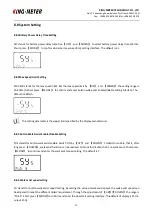 Preview for 16 page of King-Meter Digital II User Manual