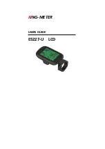 King-Meter E5227-U LCD User Manual preview