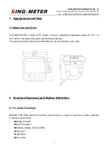 Preview for 4 page of King-Meter KM3209 User Manual