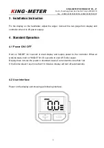 Preview for 6 page of King-Meter KM3209 User Manual