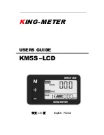 Preview for 1 page of King-Meter KM5S-LCD User Manual