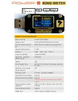 Предварительный просмотр 2 страницы King-Meter POWER-Z Manual