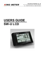 King-Meter SW-U LCD User Manual preview