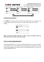 Preview for 10 page of King-Meter SW-U LCD User Manual