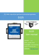 Предварительный просмотр 1 страницы King Pigeon D225 User Manual