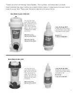 Preview for 3 page of King Technology New Water  120 Instruction Manual