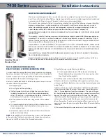 KING 7430 Series Installation Instructions preview