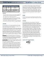 Preview for 2 page of KING 7430 Series Installation Instructions