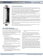 Preview for 1 page of KING 7460 Series Installation Instructions Manual