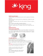 Preview for 6 page of KING AMBROSIA P 2386 Instruction Manual