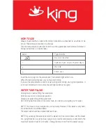 Предварительный просмотр 4 страницы KING Aria P 740 Instruction Manual