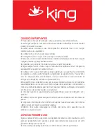 Предварительный просмотр 14 страницы KING Aria P 740 Instruction Manual