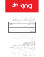 Предварительный просмотр 19 страницы KING Aria P 740 Instruction Manual