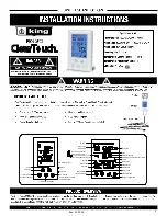 KING Clear Touch F902GFCI Installation Instructions Manual preview