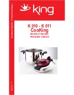 KING CooKing K 010 Instruction Manual preview