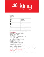 Предварительный просмотр 13 страницы KING EB 828 Manual